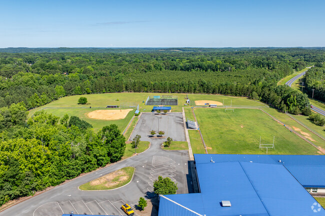 Albemarle Middle School offers green spaces and activities for all ages.