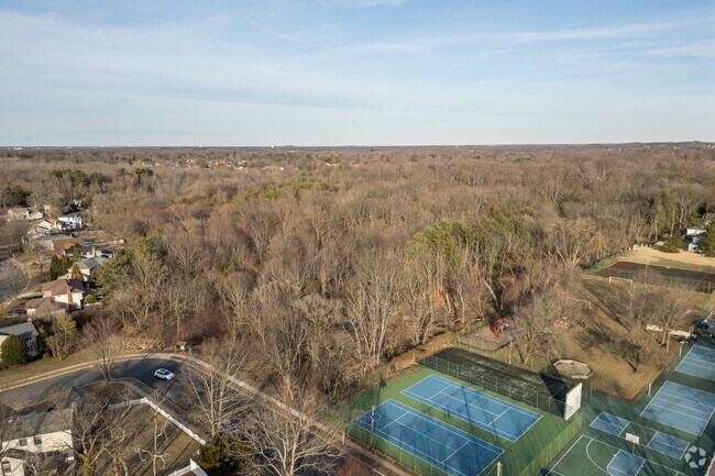 Part of Springdale’s suburban charm stems from its ample recreational facilities, like the multiple hiking trails that snake through the “Magic Forest” near Bunker Hill Park.