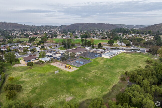 Wildwood Elementary School is located across the street from Wildflower Playfield.