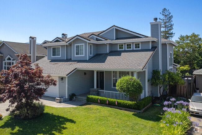 Large two story homes are commonly found in Monte Sereno.