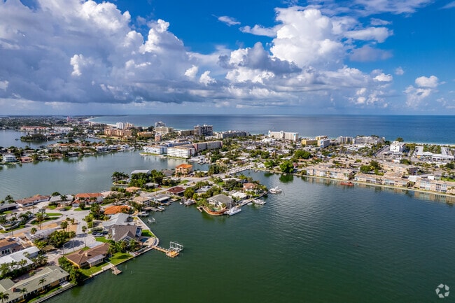 St. Pete Beach neighborhood offers the Tampa bay & the gulf of Mexico for you to enjoy.