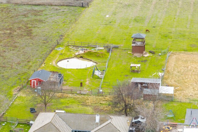 Small Cloud Christian School is lush and green.