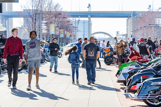 Head to a Bike Night at the Harley Museum, right outside of Clock Tower Acres.