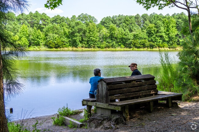 Sandy Bottom Nature Park offers peaceful water views for Morrison locals to enjoy year-round.