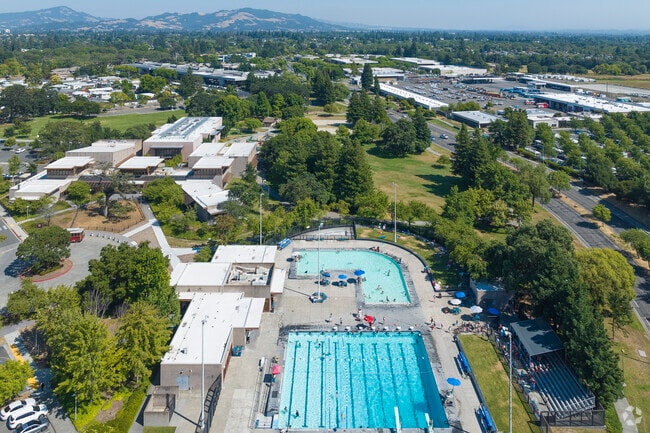 Cool off at Finley Community Park pool in Lincoln Manor, Santa Rosa.