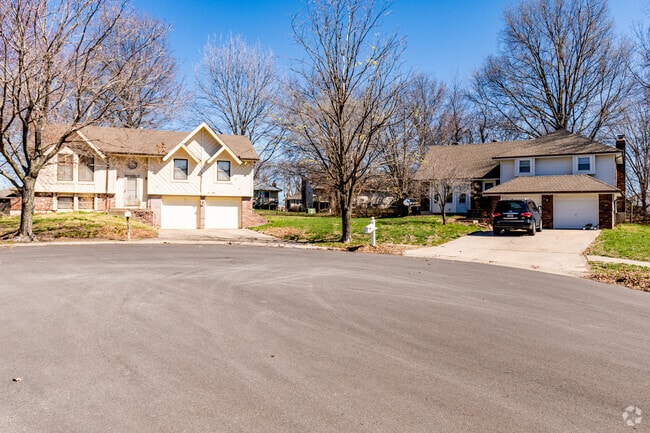 Family homes with large front yards are common, no matter the size of the house.