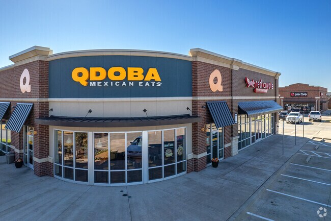 Have a quick lunch at Qdoba near Covell-Danforth.