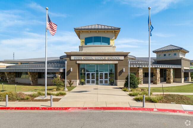 Deer Creek Middle School is another schooling option for kids after moving past elementary.