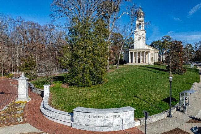 Emory University offers elite higher education, located just outside of Decatur.