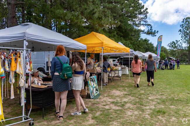 Local vendors set up shop at the Hilton Head Island Farmers Market.