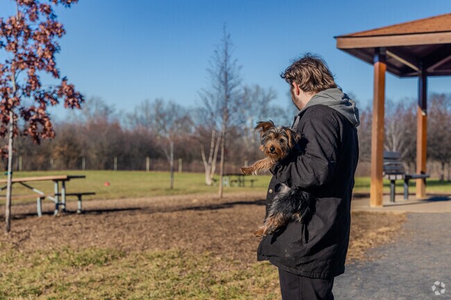 At Walnut Woods, our furry friends find freedom in the dedicated off-leash park—a canine haven.