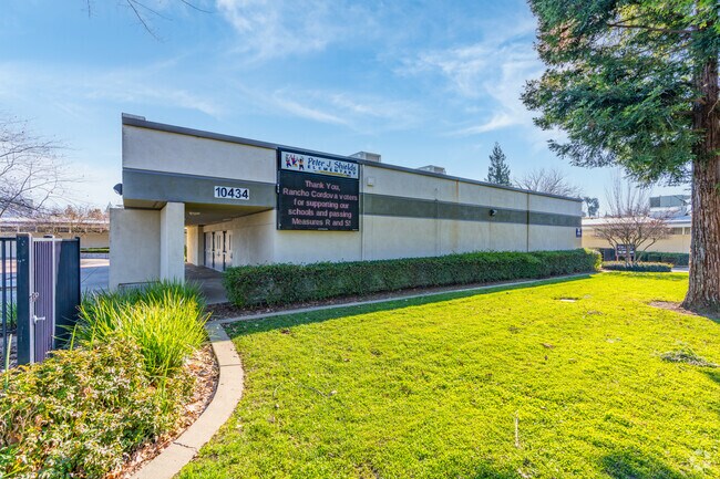 Peter J. Shields Elementary School is a highly rated school in Mills Ranch.