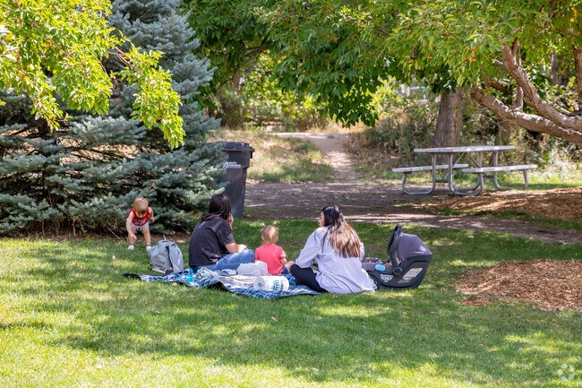 Have a picnic on a grass field at one of the many parks in the West Centennial neighborhood.