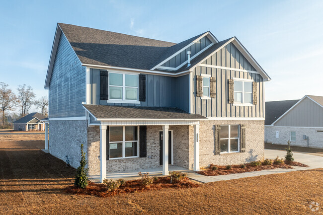 New homes with craftsman features can be found on spacious lots in Dothan.