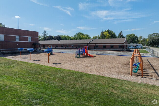 Students love the playground at Northwest Center for Autism at High Road School.