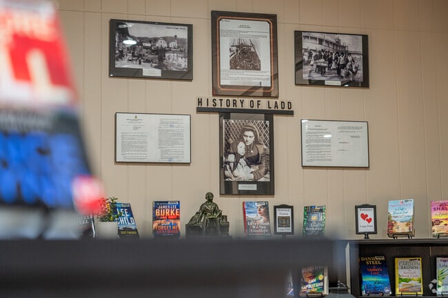 Ladd's coal mining operations drew many immigrants in the early 20th century.