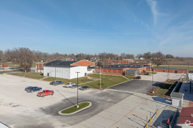 Pittsfield High School has a small greenhouse on campus for agricultural education.