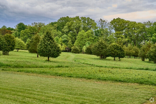 One of many green spaces found throughout Redland, Maryland.