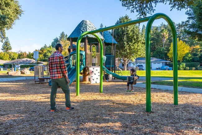 Kids rush to the playground at Holly Tree Park when school is out in Yuba City.