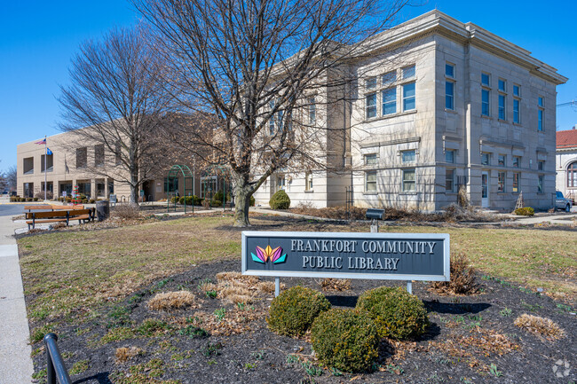 The Frankfort Community Public Library is a hub for many of the cities activities.