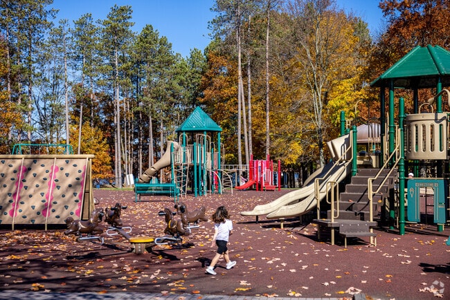 Kids love playing out at Chadwick Lake's playground.