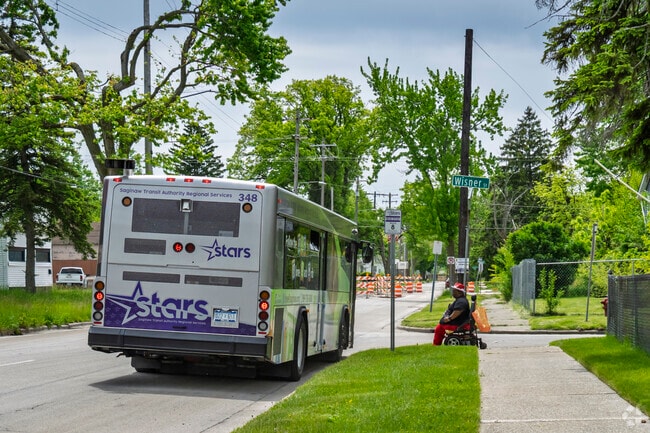 The Stars bus service is available in and around the Fairground neighborhood.