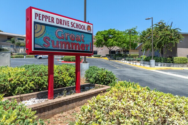 The Pepper Drive Elementary School in El Cajon.