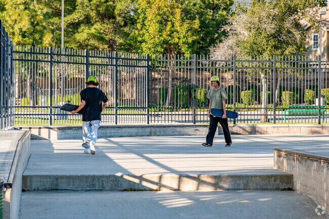 Residents of Coyote Canyon are in close proximity to the Fontana Skatepark.