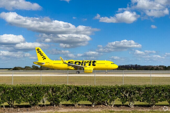Spirit airlines, among other airlines, fly out of Orlando International Airport daily.