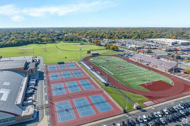 J Sterling Morton West High School serves grades 9-12.