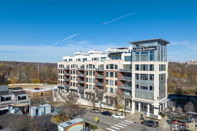 Luxury lofts, retail and dining at 21 Furnace St. /Northside district in Elizabeth Park Valley.