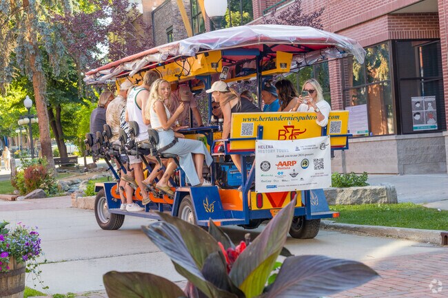 Getting around the Last Chance Gulch on the pedi bus is a fun activity.
