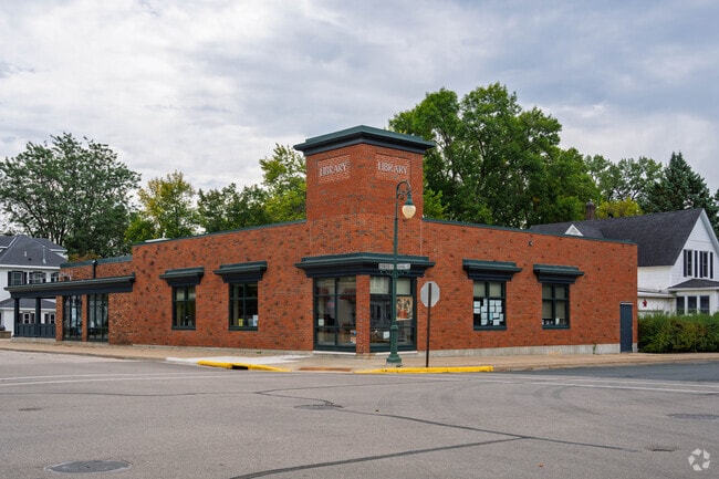 The Montgomery Public Library anchors a lively downtown district where family shops, cafes, and restaurants fill just a few blocks with authentic small-town charm.