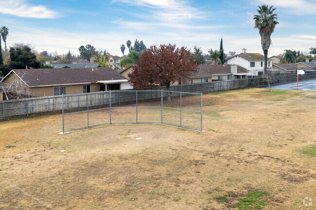 The baseball field at Edith B. Storey Elementary School in Fresno.