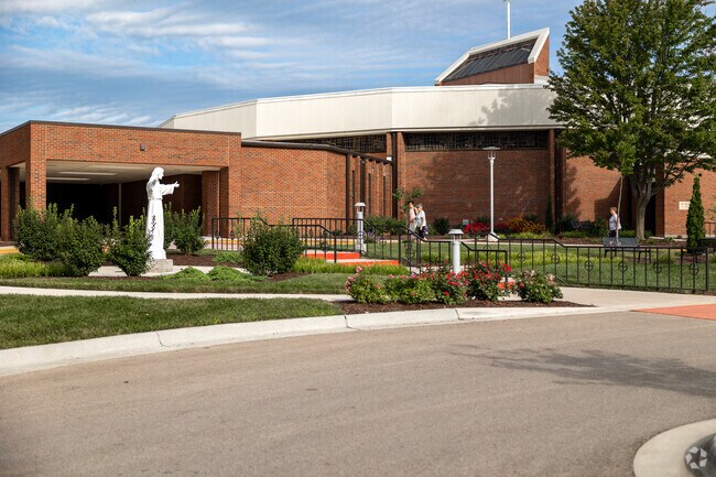 Christ the King School has a nice campus.