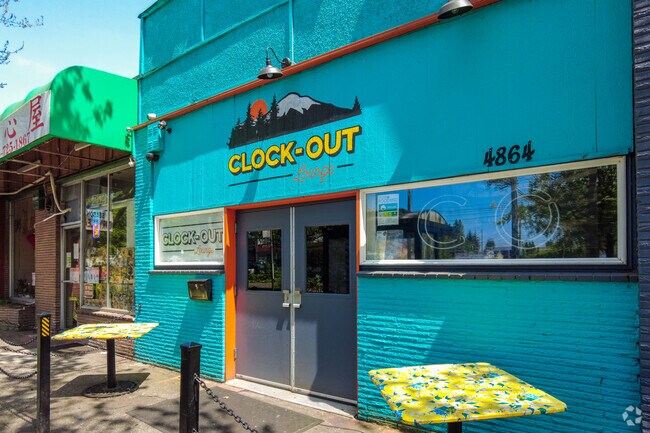 Clock Out restaurant.