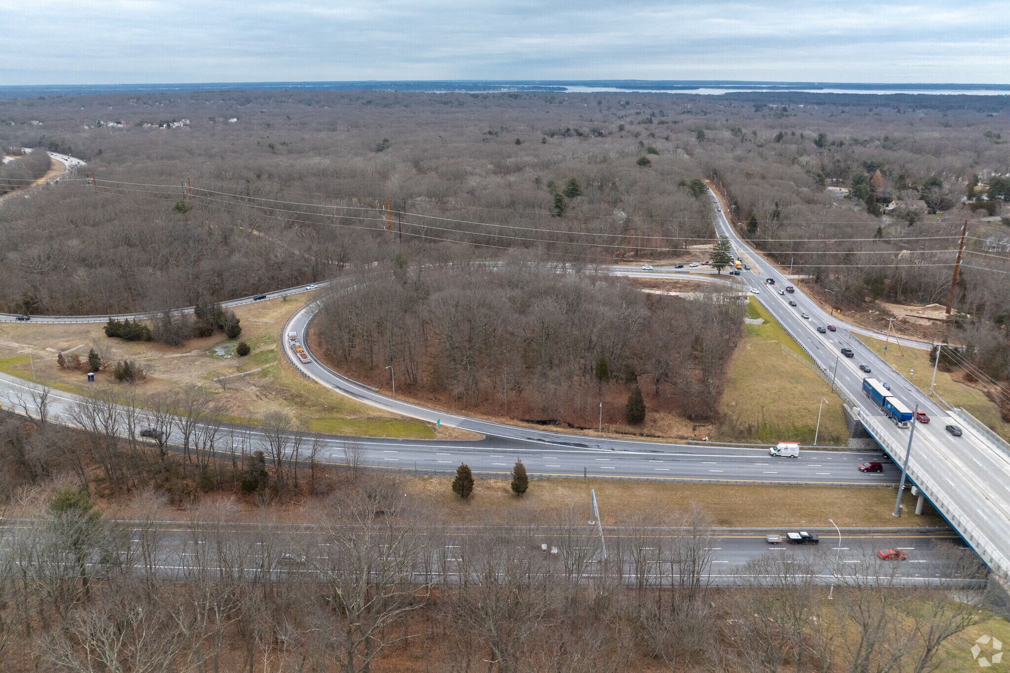I - 95 is easily accessible from Division Street in East Greenwich,  Rhode Island.