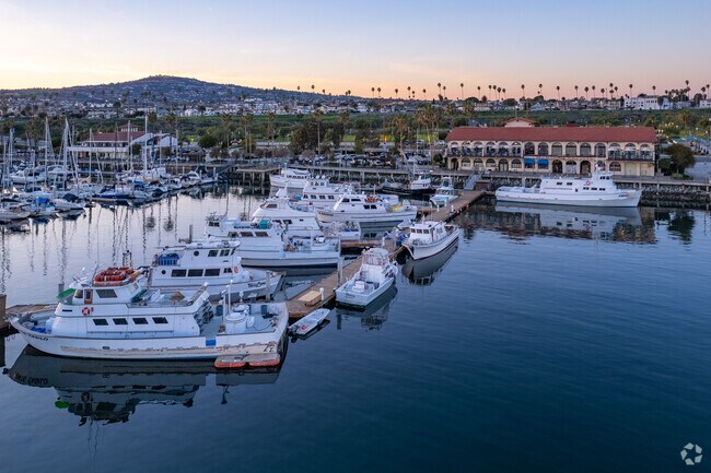 Locals can dine on the waterfront at 22nd Street Landing Seafood Grill.