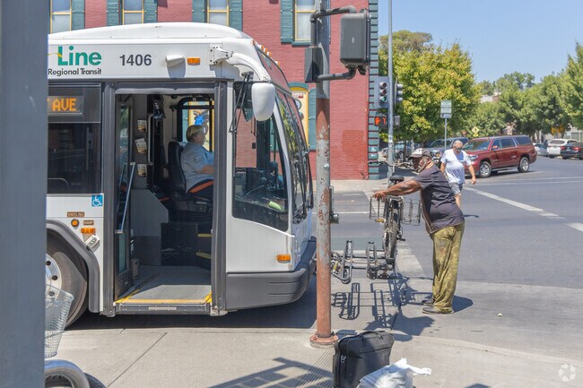 Bike riders can extend their range using the bus in Chico.