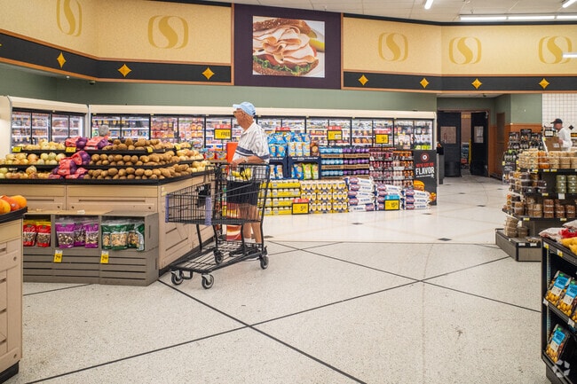 Shop for groceries at the Safeway in Burton Ridge Neighborhood.