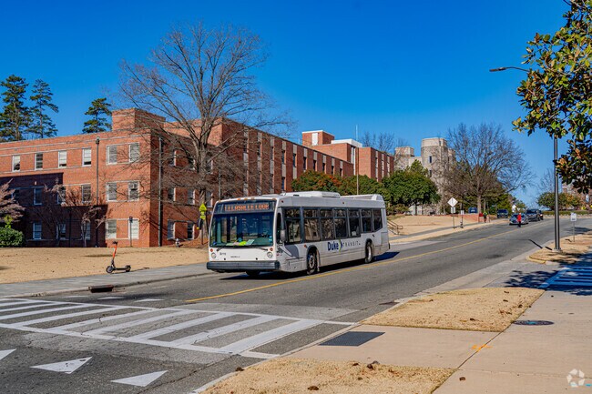 Duke Transit is available to Burch Avenue residents.