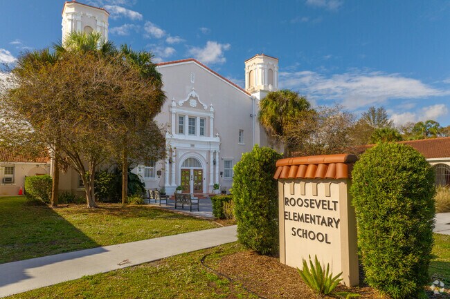 Roosevelt Elementary School looks like a Spanish-styled school in South Tampa.