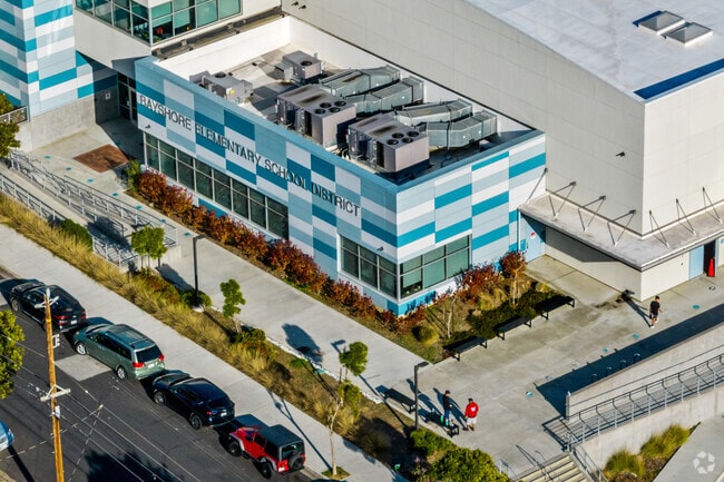 Bayshore Elementary School is 47,000 square feet.