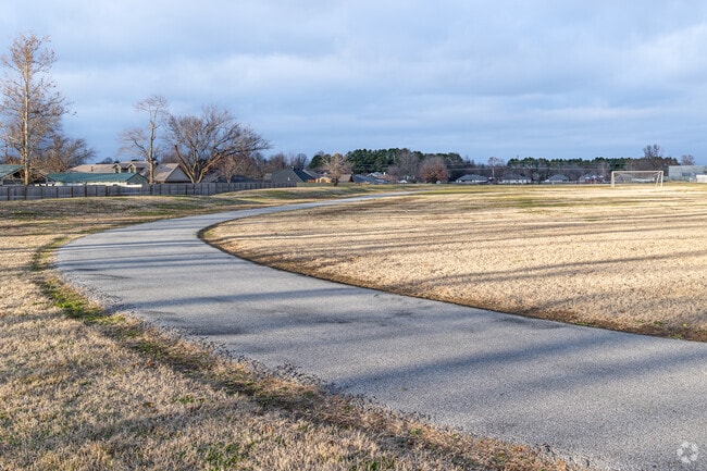 George Junior High School has a large athletic field.