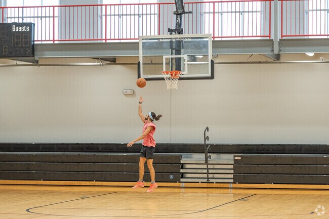 Fine tune your basketball skills at the rec center in Pine Ridge.