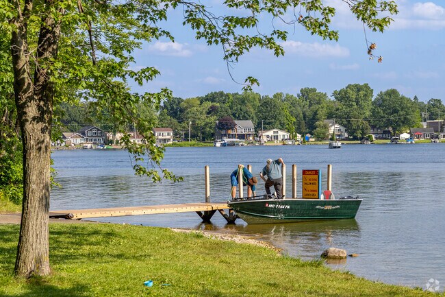 Genoa Township residents have easy access to Lake Chemung for boating and fishing.
