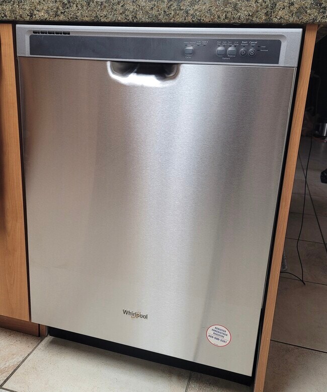 Kitchen - Stainless Whirlpool Dishwasher