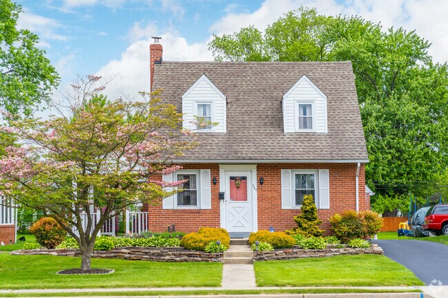Cape od style homes with lush landscaping dominate the Pottstown West End residential areas.