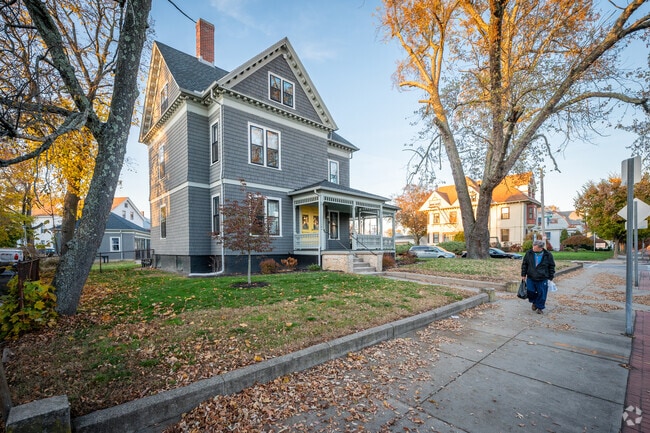 The charming colonial home styles in Pleasant View, Pawtucket, add character to the area.