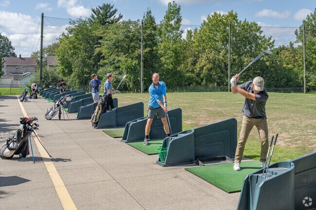 Newburgh Heights locals can utilize the neighborhood's driving range at Washington Golf Course.
